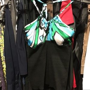 Bebe Silk Halter Too & Matching Scarf / Headscarf